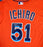 Miami Marlins Ichiro Suzuki Autographed Orange Majestic Authentic Flex Base Jersey Size 44 IS Holo Stock #111456 - RSA
