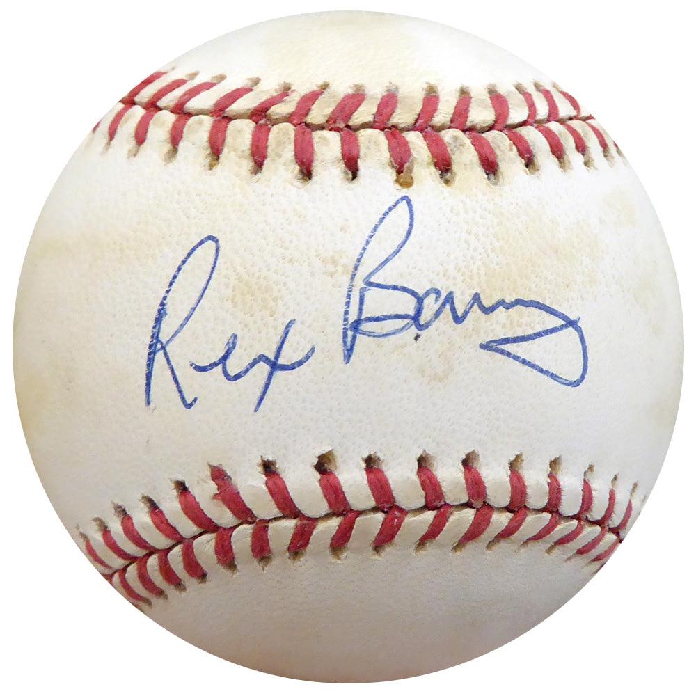 Rex Barney Autographed Official NL Baseball Brooklyn Dodgers Beckett BAS #F26071 - RSA