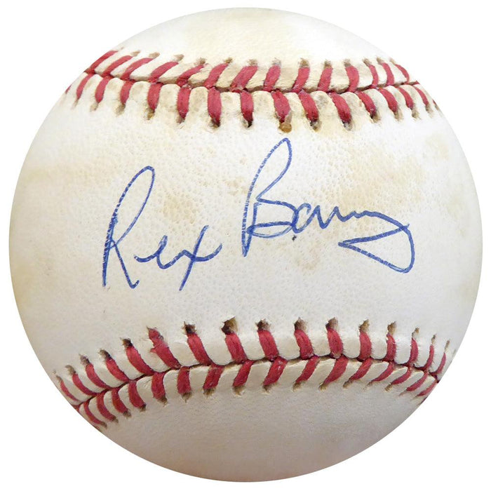 Rex Barney Autographed Official NL Baseball Brooklyn Dodgers Beckett BAS #F26071 - RSA