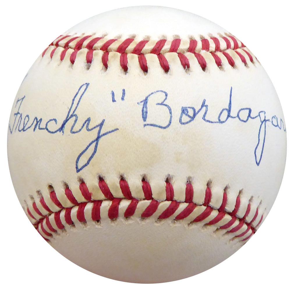 Frenchy Bordagary Autographed Official NL Baseball Brooklyn Dodgers Beckett BAS #F26222 - RSA