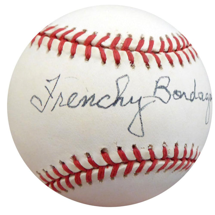 Frenchy Bordagary Autographed Official NL Baseball Brooklyn Dodgers Beckett BAS #F26228 - RSA