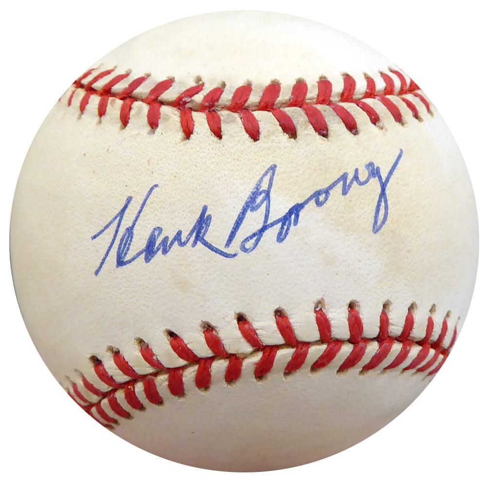 Hank Borowy Autographed Official AL Baseball New York Yankees, Chicago Cubs Beckett BAS #F26234 - RSA