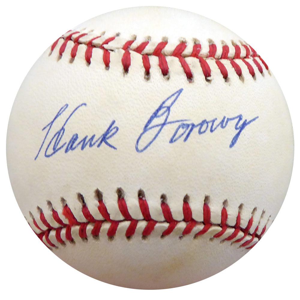 Hank Borowy Autographed Official AL Baseball New York Yankees, Chicago Cubs Beckett BAS #F26239 - RSA