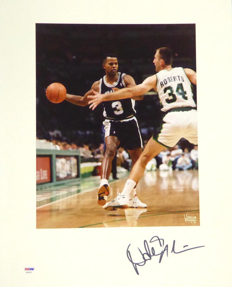 Dale Ellis Autographed 16x20 Matted Photo San Antonio Spurs PSA/DNA #AB53610 - RSA