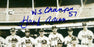 Hank Aaron Autographed 11x14 Photo Milwaukee Braves "WS Champs 57" JSA #M61836 - RSA