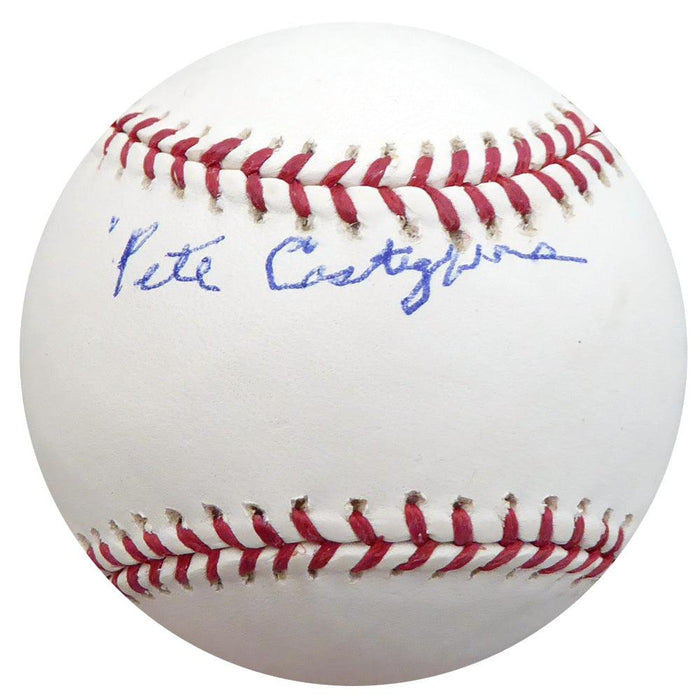 Pete Castiglione Autographed Official MLB Baseball Pittsburgh Pirates, St. Louis Cardinals Beckett BAS #F26459 - RSA