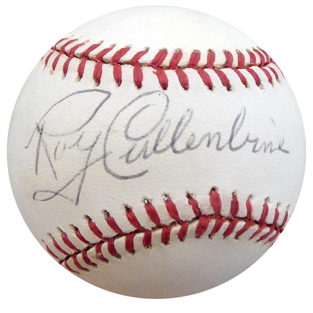 Roy Cullenbine Autographed Official NL Baseball Detroit Tigers, Cleveland Indians Beckett BAS #F26503 - RSA
