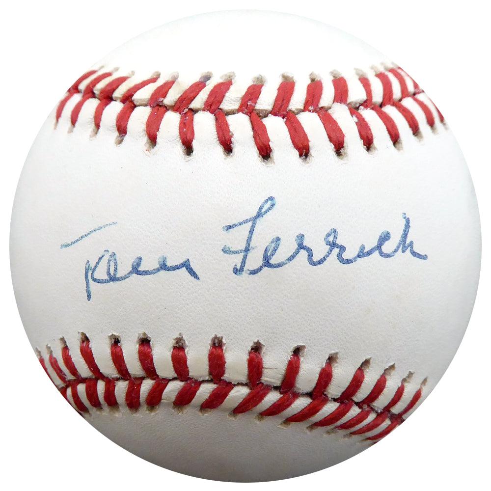Tom Ferrick Autographed Official AL Baseball New York Yankees Beckett BAS #F26655 - RSA