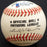 Ed Miksis Autographed Official NL Baseball Brooklyn Dodgers Beckett BAS #F27059 - RSA