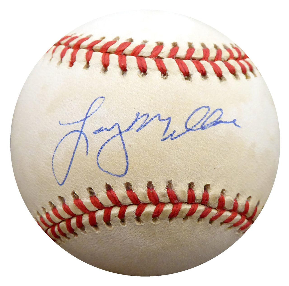 Larry Milbourne Autographed Official NL Baseball New York Yankees, Seattle Mariners Beckett BAS #F27070 - RSA