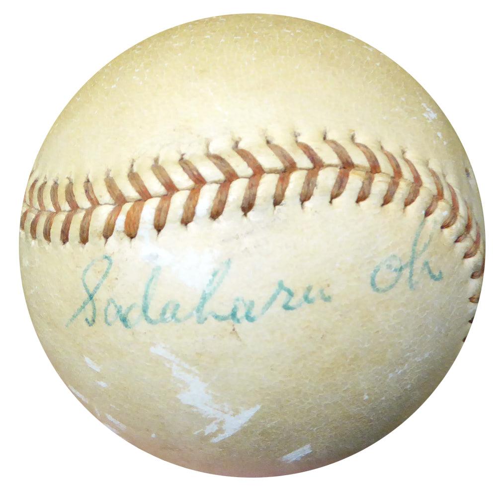 Sadaharu Oh Autographed Official Yomiuri Giants Game Used Baseball Vintage Signature PSA/DNA #AC00439 - RSA