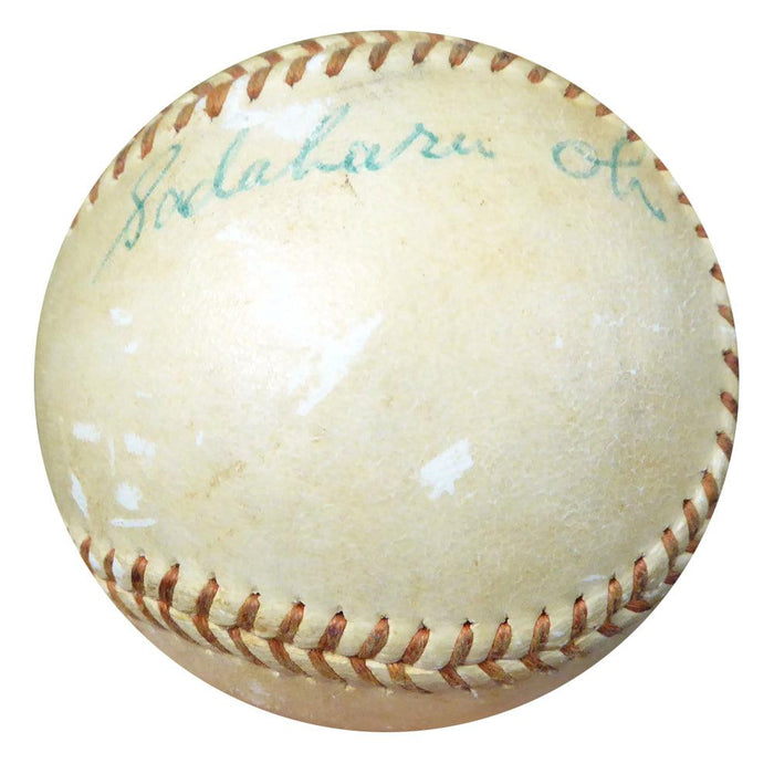 Sadaharu Oh Autographed Official Yomiuri Giants Game Used Baseball Vintage Signature PSA/DNA #AC00439 - RSA