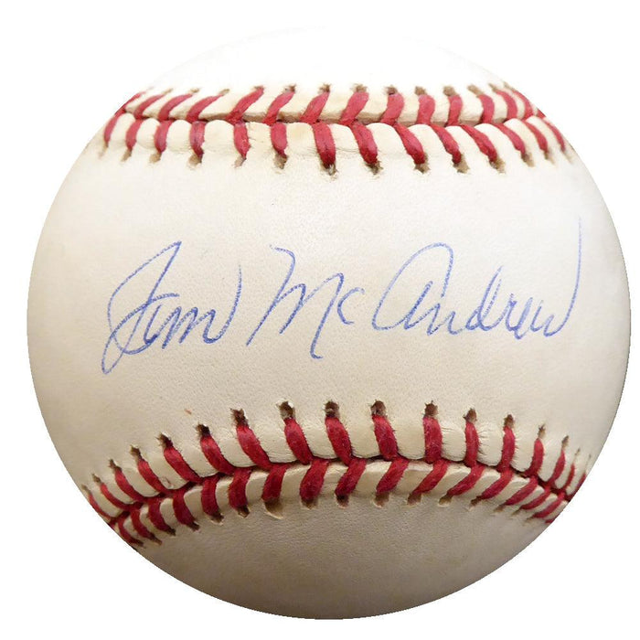 Jim McAndrew Autographed Official NL Baseball 1969 New York Mets Beckett BAS #F27204 - RSA