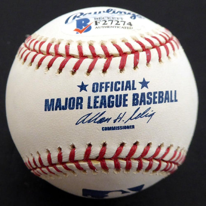 Cholly "Choli" Naranjo Autographed Official MLB Baseball Pittsburgh Pirates, Washington Senators "1956" Beckett BAS #F27274 - RSA