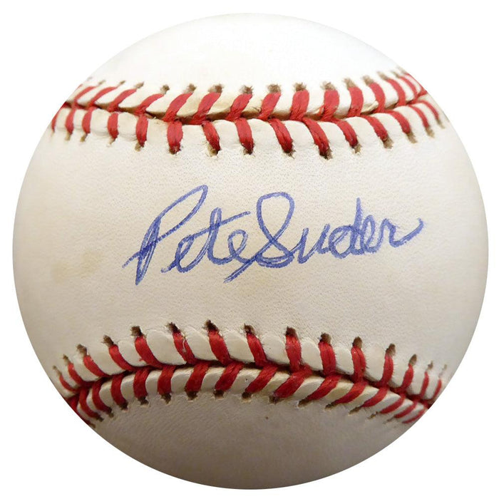 Pete Suder Autographed Official AL Baseball Philadelphia A's Beckett BAS #F27464 - RSA
