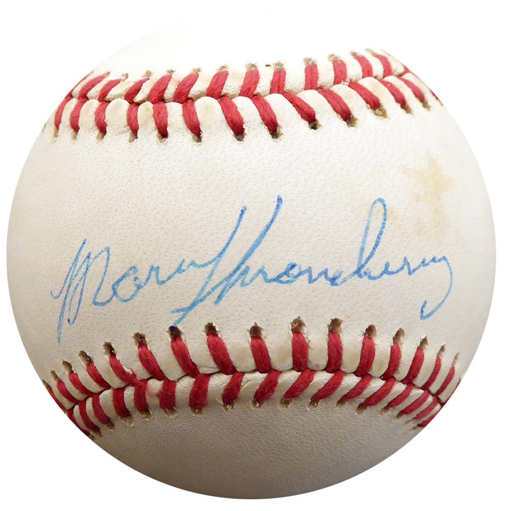 Marv Throneberry Autographed Official NL Baseball Oakland A's, New York Yankees Beckett BAS #F27656 - RSA