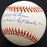 Dick Whitman Autographed Official NL Baseball Brooklyn Dodgers "1950 Pinch Hit Leader NL" Beckett BAS #F27823 - RSA