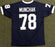 Penn State Nittany Lions Mike Munchak Autographed Blue Jersey Beckett BAS Stock #114984 - RSA