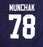 Penn State Nittany Lions Mike Munchak Autographed Blue Jersey Beckett BAS Stock #114984 - RSA