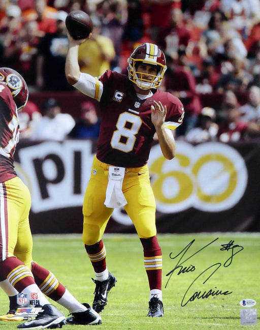 Kirk Cousins Autographed 16x20 Photo Washington Redskins Beckett BAS Stock #115083 - RSA