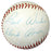 Hank Aaron Autographed Official NL Feeney Baseball Atlanta Braves "Best Wishes" Vintage Playing Days Signature Beckett BAS #B27547 - RSA