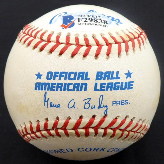 Steve Ridzik Autographed Official AL Baseball Philadelphia Phillies Beckett BAS #F29838 - RSA