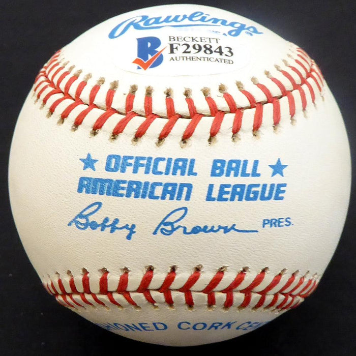 Steve Ridzik Autographed Official AL Baseball Philadelphia Phillies Beckett BAS #F29843 - RSA