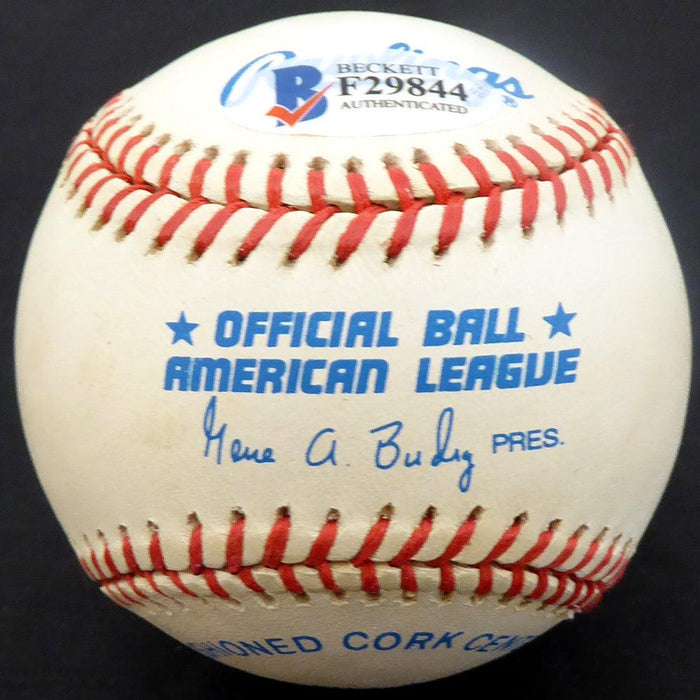Steve Ridzik Autographed Official AL Baseball Philadelphia Phillies Beckett BAS #F29844 - RSA