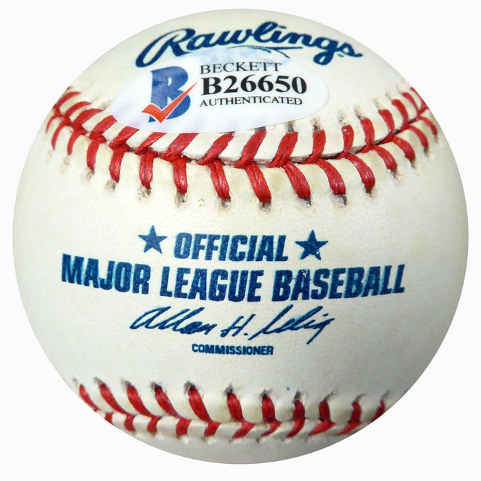 Kazuhiro Sasaki Autographed Official MLB Baseball Seattle Mariners Beckett BAS #B26650 - RSA