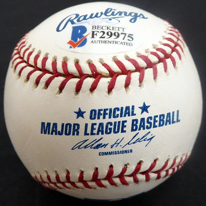 Eli Marrero Autographed Official MLB Baseball St. Louis Cardinals, Atlanta Braves Beckett BAS #F29975 - RSA