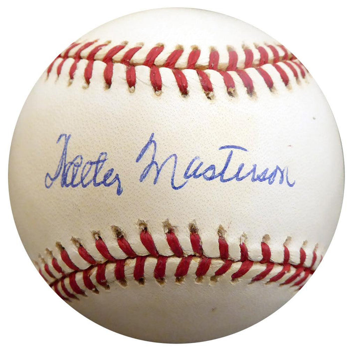 Walter Masterson Autographed Official AL Baseball Boston Red Sox, Detroit Tigers Beckett BAS #F27017 - RSA