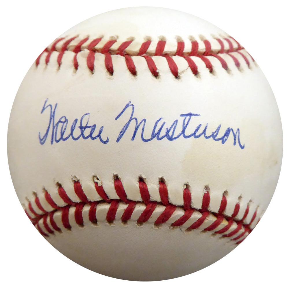 Walter Masterson Autographed Official AL Baseball Boston Red Sox, Detroit Tigers Beckett BAS #F27018 - RSA