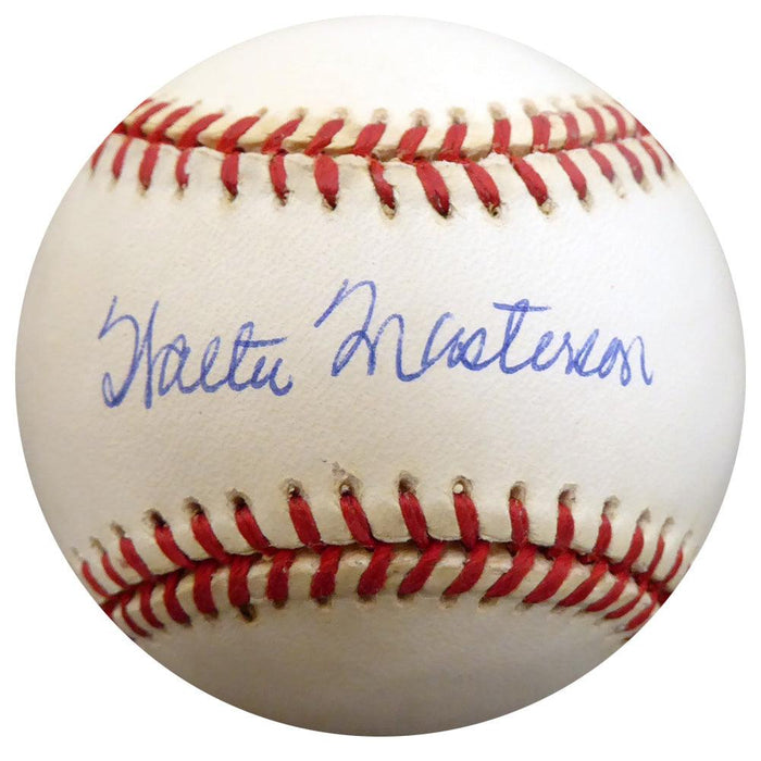 Walter Masterson Autographed Official AL Baseball Boston Red Sox, Detroit Tigers Beckett BAS #F27019 - RSA