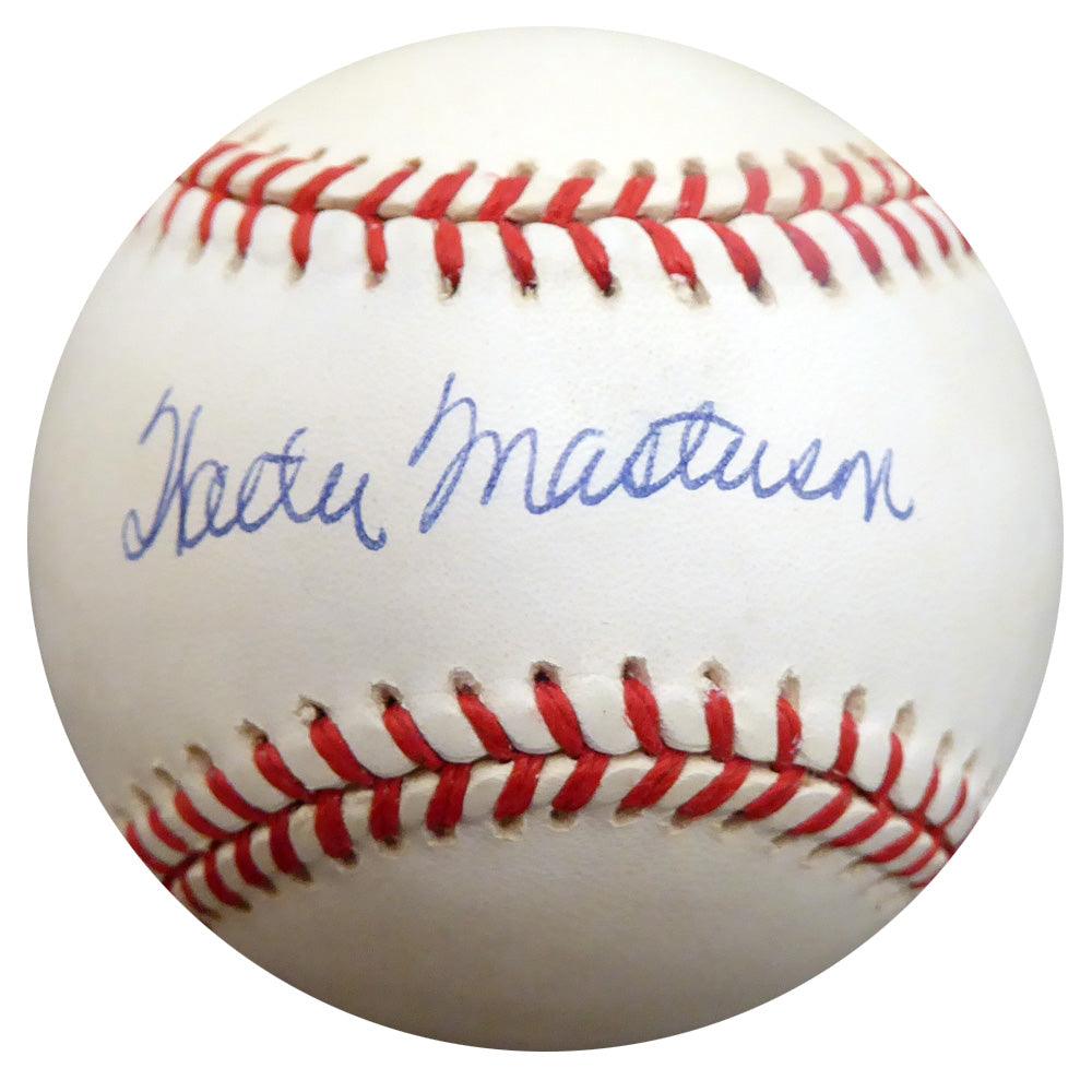 Walter Masterson Autographed Official AL Baseball Boston Red Sox, Detroit Tigers Beckett BAS #F27021 - RSA