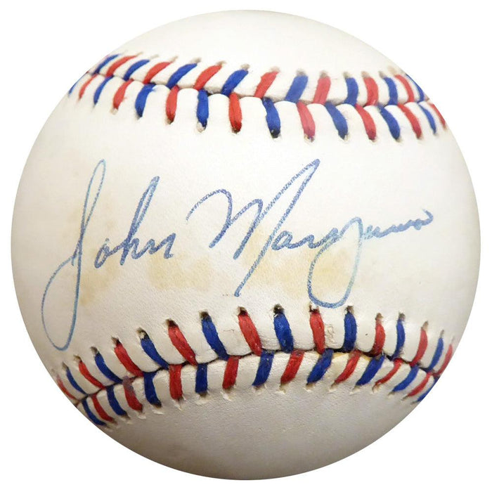 John Marzano Autographed Official 1984 Olympics Baseball Boston Red Sox, Seattle Mariners Beckett BAS #F27023 - RSA