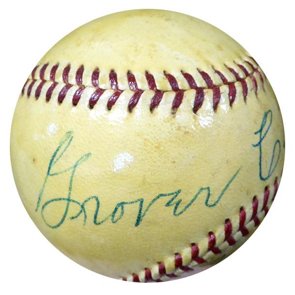 Grover Land Autographed Official AL Harridge Baseball "To My Friend Jim" Vintage Beckett BAS #B26658 - RSA