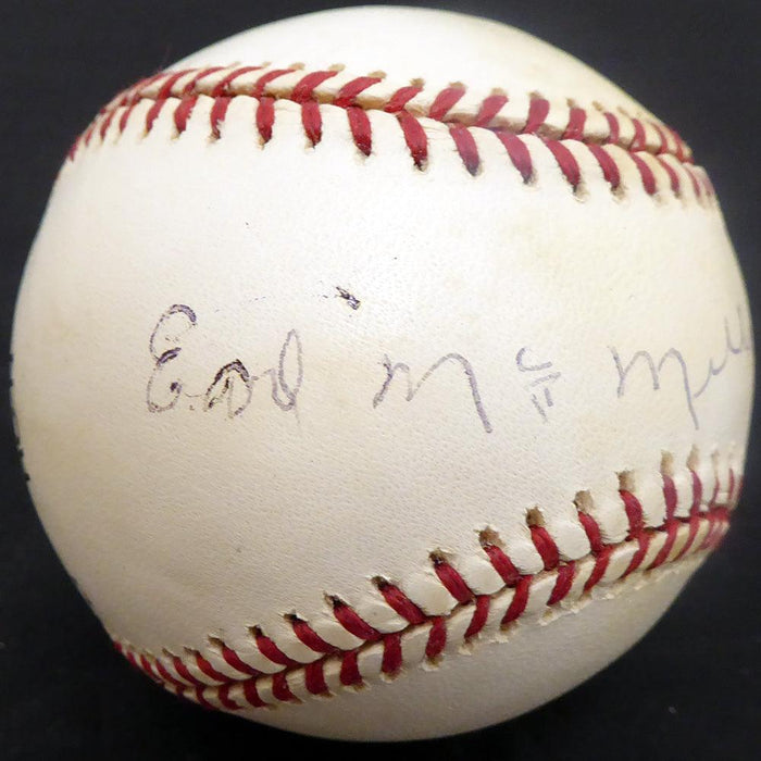 Earl McMillan Autographed Official NL Baseball Negro Leagues Beckett BAS #F27034 - RSA