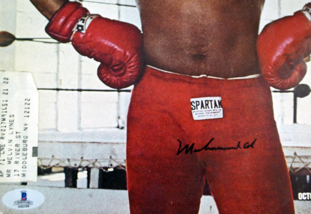 Muhammad Ali Autographed Life Magazine Beckett BAS #A02359 - RSA