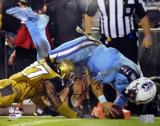 Marcus Mariota Autographed 16x20 Photo Tennessee Titans MM Holo #01922 - RSA