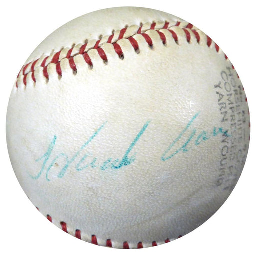 Hank Aaron Autographed Baseball Atlanta Braves Vintage Signature Beckett BAS #A04762 - RSA