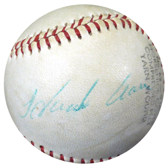 Hank Aaron Autographed Baseball Atlanta Braves Vintage Signature Beckett BAS #A04762 - RSA