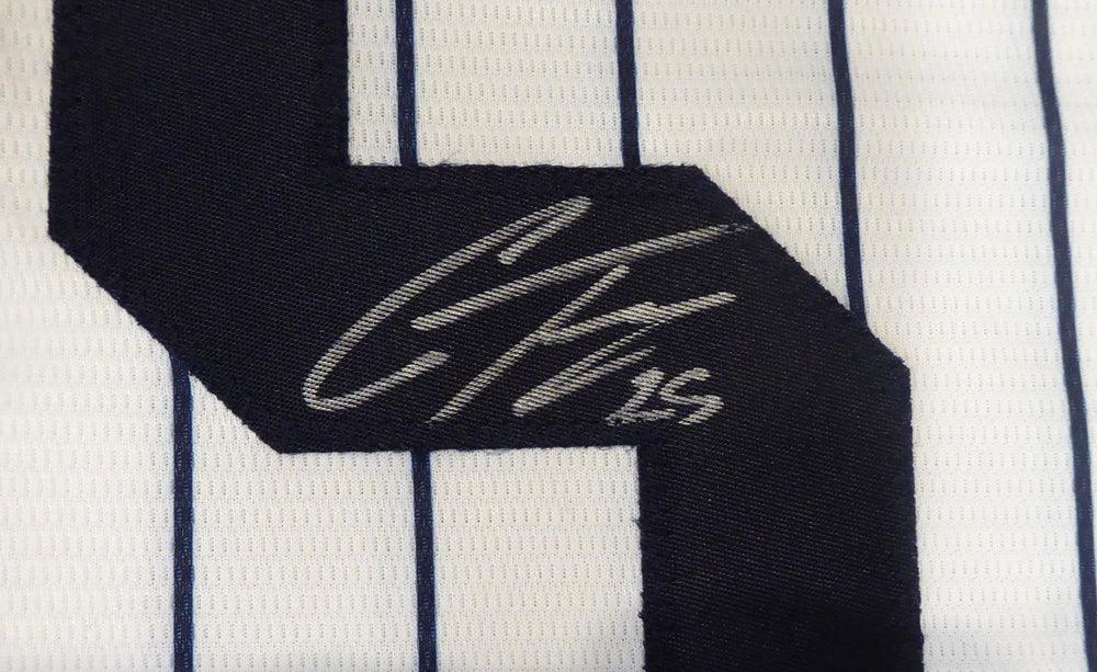 New York Yankees Gleyber Torres Autographed White Majestic Cool Base Jersey Size XL Beckett BAS Stock #147540 - RSA