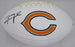 Khalil Mack Autographed Chicago Bears White Logo Football Beckett BAS Stock #148625 - RSA