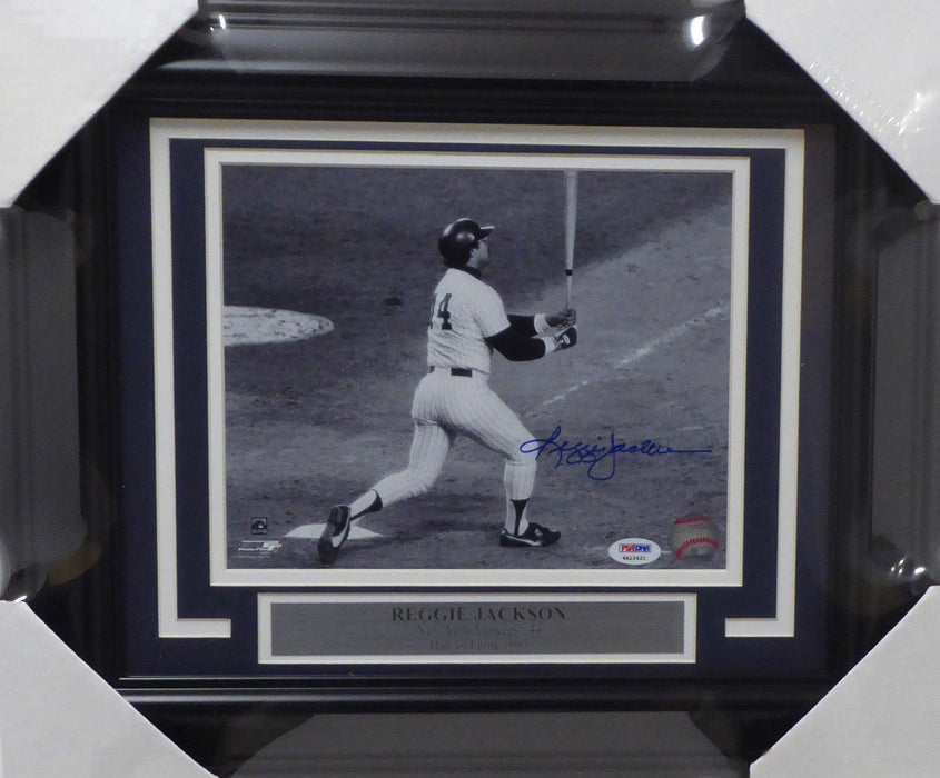 Reggie Jackson Autographed Framed 8x10 Photo New York Yankees PSA/DNA Stock #154877 - RSA