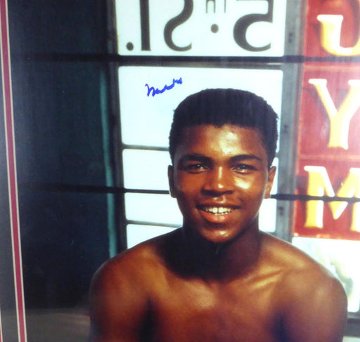 Muhammad Ali Autographed Framed 16x20 Photo PSA/DNA #S14054 - RSA