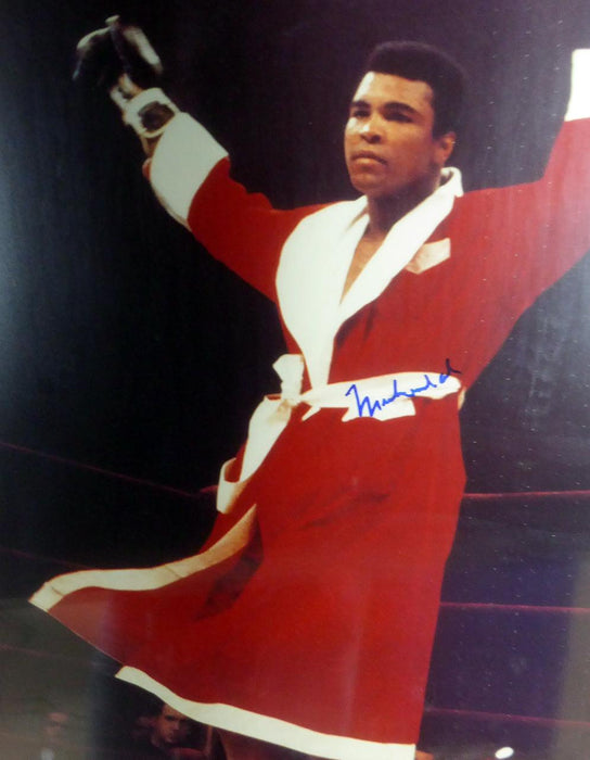 Muhammad Ali Autographed Framed 16x20 Photo PSA/DNA #S14049 - RSA