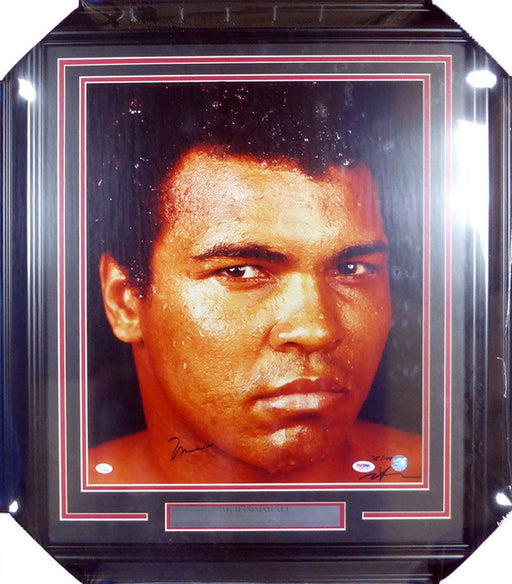 Muhammad Ali Autographed Framed 16x20 Photo PSA/DNA #M08374 - RSA