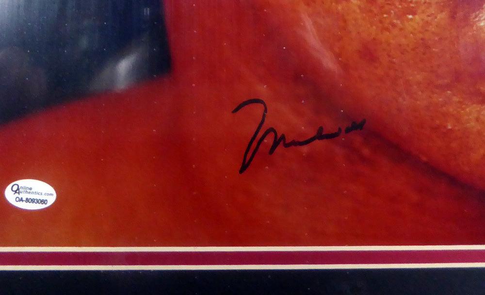 Muhammad Ali Autographed Framed 16x20 Photo PSA/DNA #M08374 - RSA