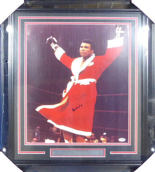 Muhammad Ali Autographed Framed 16x20 Photo PSA/DNA #S14055 - RSA