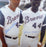 Hank Aaron & Eddie Mathews Autographed Framed 16x20 Photo Atlanta Braves PSA/DNA #X30527 - RSA